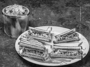 Special Paneer Tikka Club Sandwich