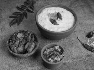 Curd Rice With Nei Podi Kozhi