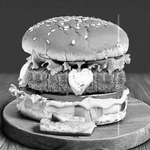 Veg cheese paneer burger