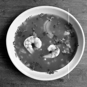 Prawns Lemon Coriander Soup