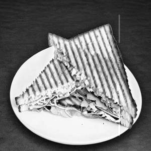 Paneer cheese blast Grill sandwich