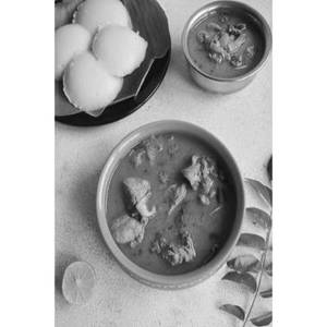 Idly (3 Pc) + Naatu Kozhi Varuval