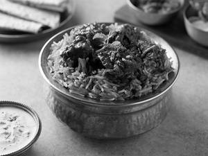Ammas Soya Chaap Dum Biryani