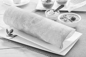 Dosa with Chutney & Sambar