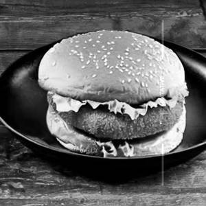 Aloo-Tikki Cheese Burger