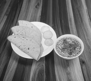 Sev Tamatar/2 roti 