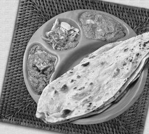 Butter paneer + 2 amritsari kulcha