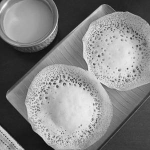 Appam With Coconut Milk