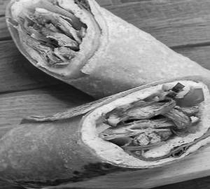 double egg singal chicken  roll
