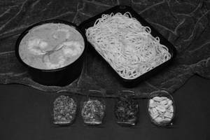 Prawns Khao Suey with Steamed Noodles