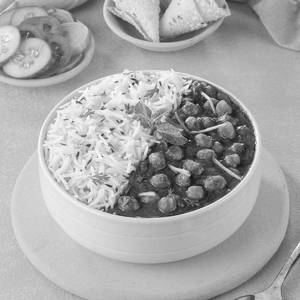 Chole Rice Bowl ( 500 Ml )