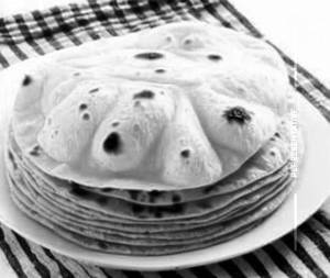 Plain tawa roti