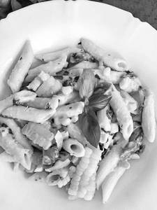 Corn & Spinach Alfredo Pasta