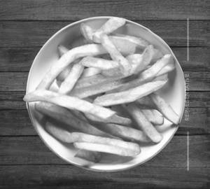French fries salted
