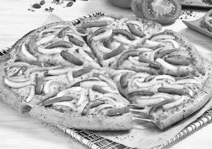 Onion Capsicum Pizza