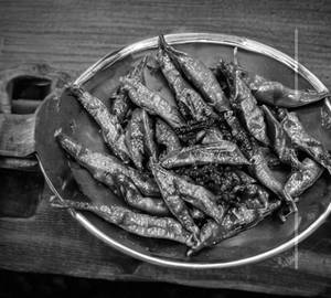 Fried Green Chilli