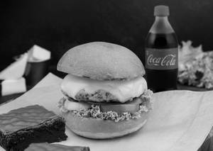 Big Cheese Chicken Burger & Brownie Combo