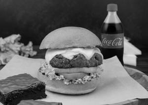 Big Cheese Buff Burger & Brownie Combo