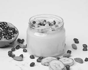 Fruit Custard Lite (Less Sweetened Custard)