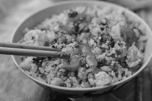 Mixed Burnt Garlic Rice