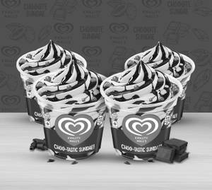 Choco Sundae Cup [100ml x 4pcs]