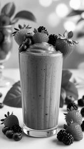Cranberry Milkshake