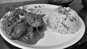Shahi polao+Chiken kasha(2 pis)