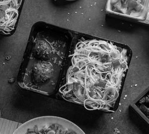 Veg Manchurian With Noodles