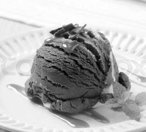 Chocolate Ice Cream Scoop