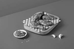 Spicy Baked Chicken Wings 4pc
