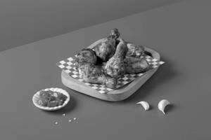 Spicy Baked Chicken Wings 6pc