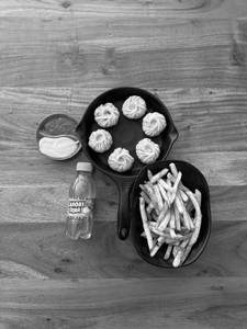 Pizza Steam Momos (6 Pcs)