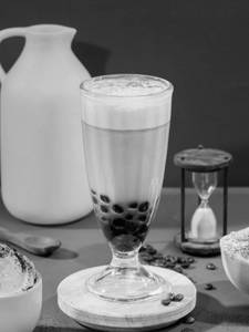 Korean tiramisu bubble tea.