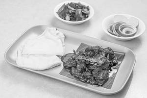 Ghee Roast Chicken With Neer Dosa
