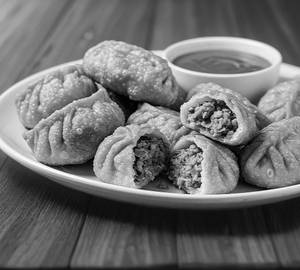 Fried momos [veg] [7 pieces]