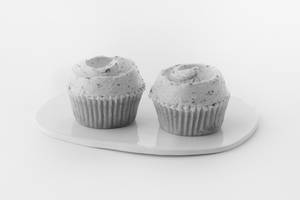 Eggless Strawberry Cupcake - Pack of Two