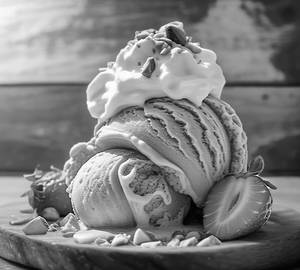 Natural Strawberry Icecream