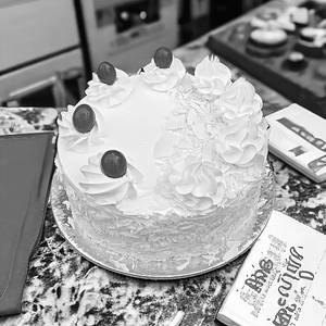 White Forest Cake