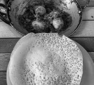 Appam [2 Pieces] + Egg Roast [1 Piece]