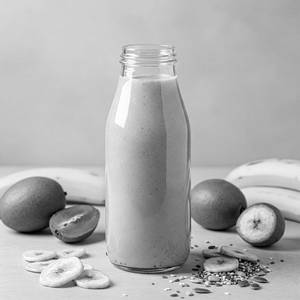 Chickoo Banana Smoothie