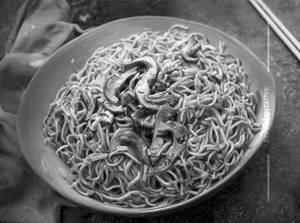 Mushroom Schezwan Noodles