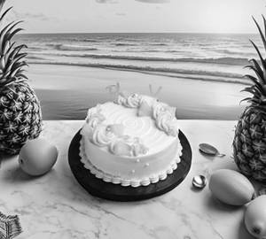 🍍 Pineapple Cake – 500 Gm | Eggless & Juicy Delight