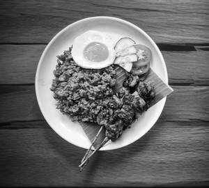 Nasi Goreng & Satay Chicken With Peanut Sauce