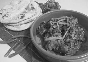 Half Chicken Handi + 5 Roti
