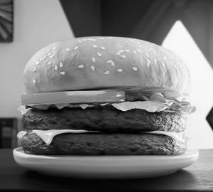 Double Patty Aloo Tikki Burger