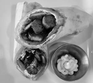 Chinese Chicken Porotta Roll