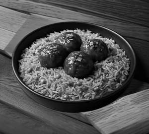 Fried rice with manchurian