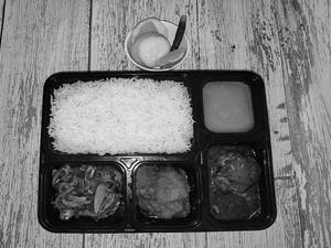 Rice Egg Curry Thali