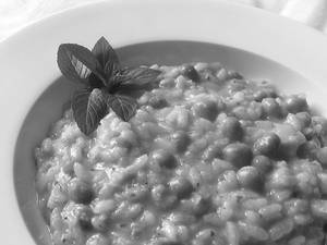 Risotto Rice Green Peas