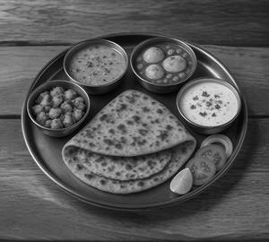 Egg  roti Thali